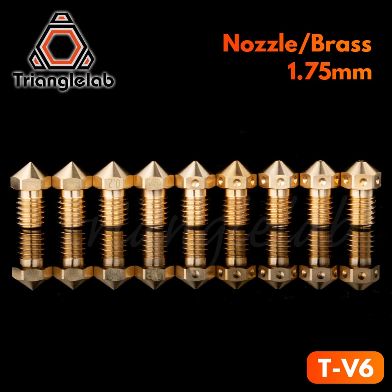 trianglelab T-V6 nozzle Top V6 Nozzle for 3D printers hotend M6 Thread for E3D Nozzles hotend titan extruder