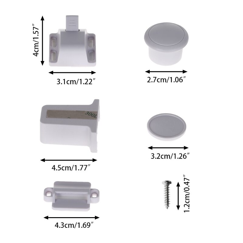 Magnetische Kast Lock Baby Veiligheid Proof Onzichtbare Kast Lade Kind Security 'zt
