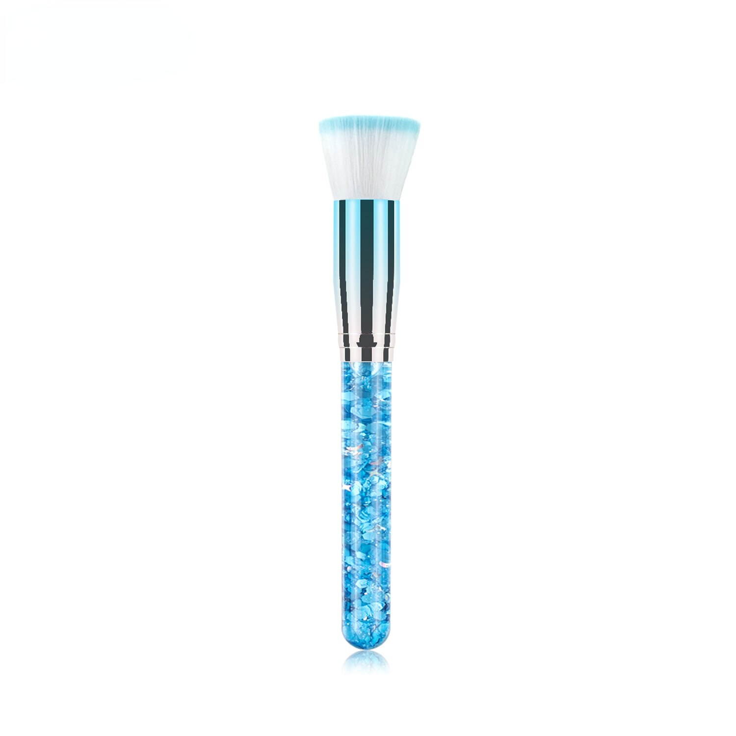 Kleurrijke Make-Up Kwasten Beauty Borstel Base Foundation Oogschaduw Blush Flow Pailletten Quicksand Makeup Tools: Blue-A