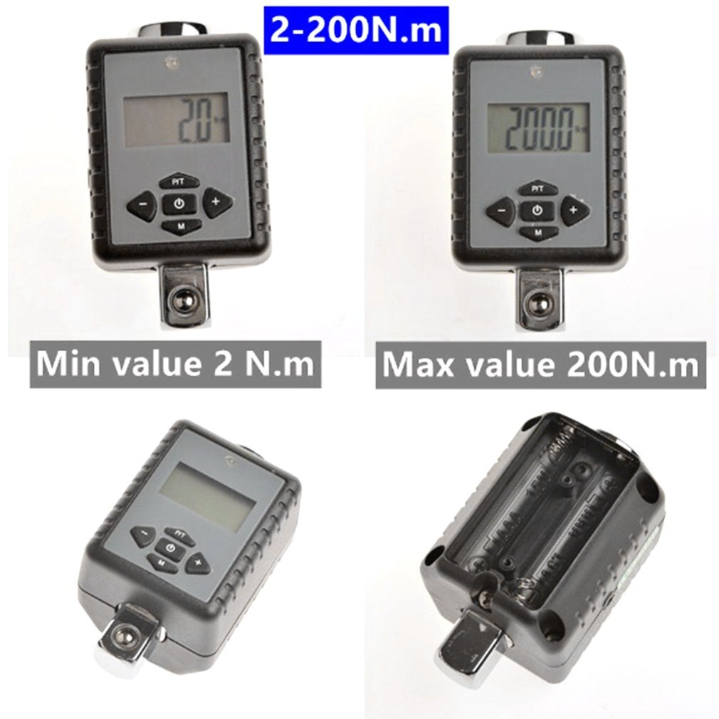 1/2" Digital Adjustable Torque Wrench Tools kit set Bicycle Bike Repairing Electronic Spanner Hand Tool set