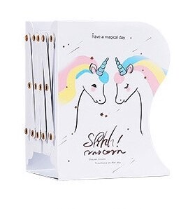 Kawaii Karikatur Metall Buchstütze Notizbuch Stehend dehnen Einstellbare Buch Stehen Buch Halfter Organizer Sekretariat Heimat Dekoration: 008