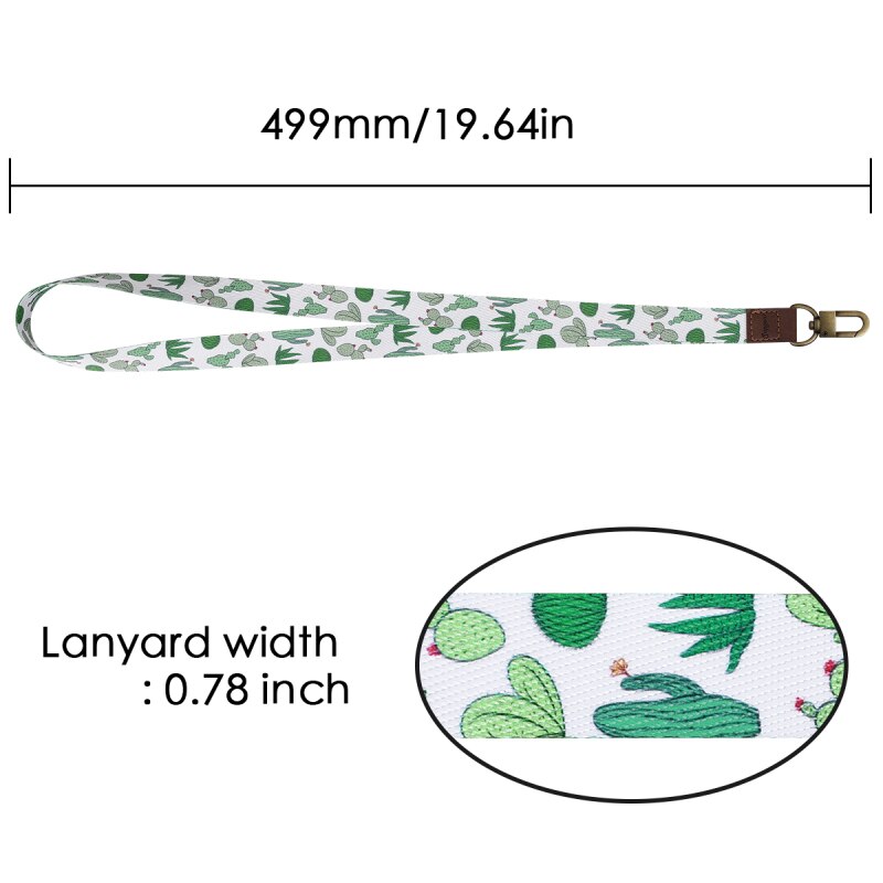 485*20mm nyckelring remmar rep mobiltelefon hals rem lanyard för id-kort nyckelring usb badge hållare diy lariat lanyard hang rop