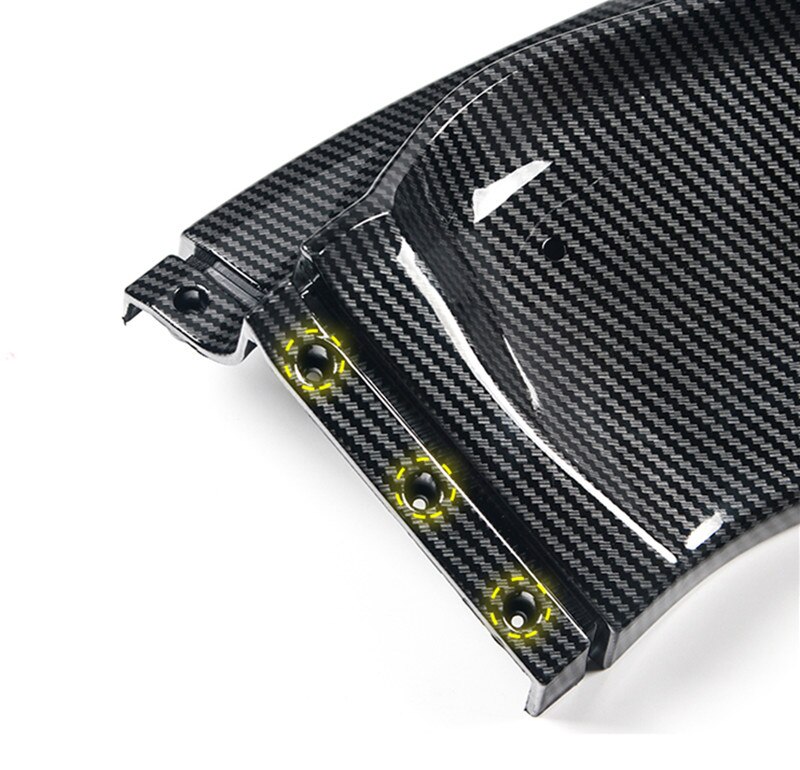 A Set Car Front Bumper Lip Body Kit Diffuser Deflector Spoiler Splitter Lip Guard For Honda For Fit