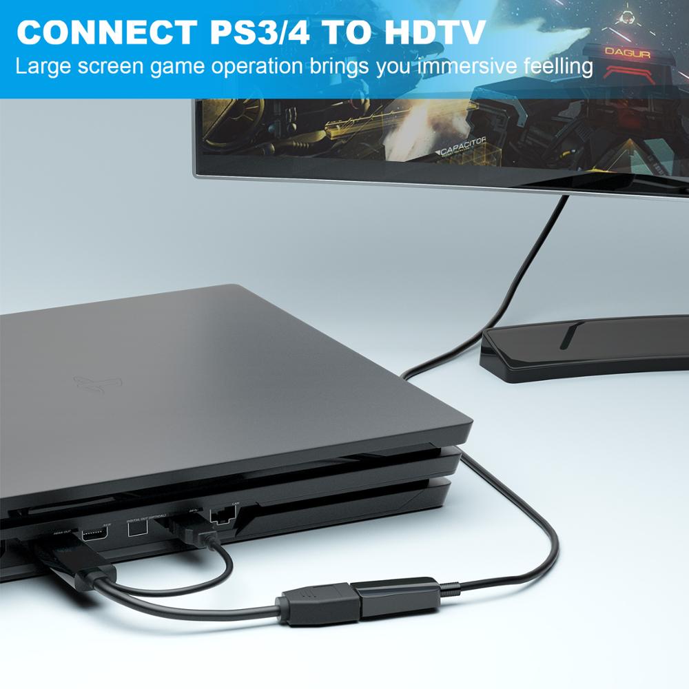 Hdmi displayport adapter hdmi zu displayport kabel mit USB 2.0 Power hdmi männlichen zu weiblichen dp konverter für dell Monitor hdtv