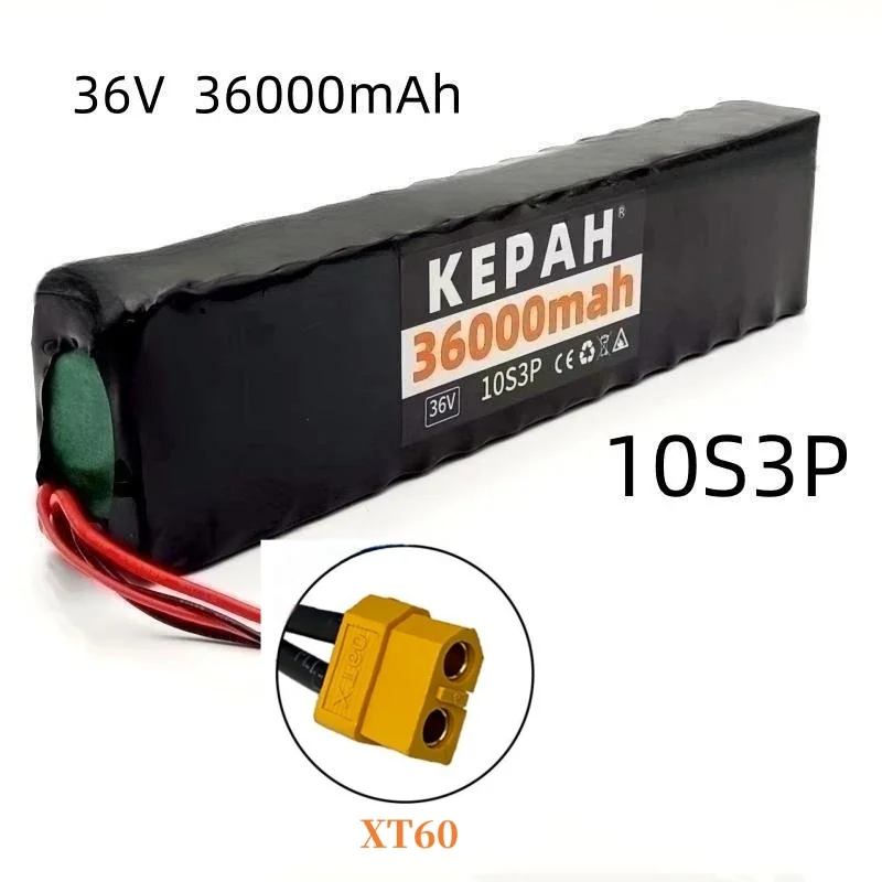 36V 36ah 18650 lithium battery 10s3p 36000mah 1000w 42V electric scooter m365 power battery with battery pack: PURPLE