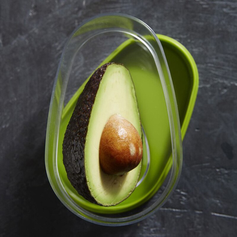 Silikone avocado huggers avo spareboks avocado keeper opbevaringsbeholder snap-on låg hold dine avocadoer friske køkken gadget