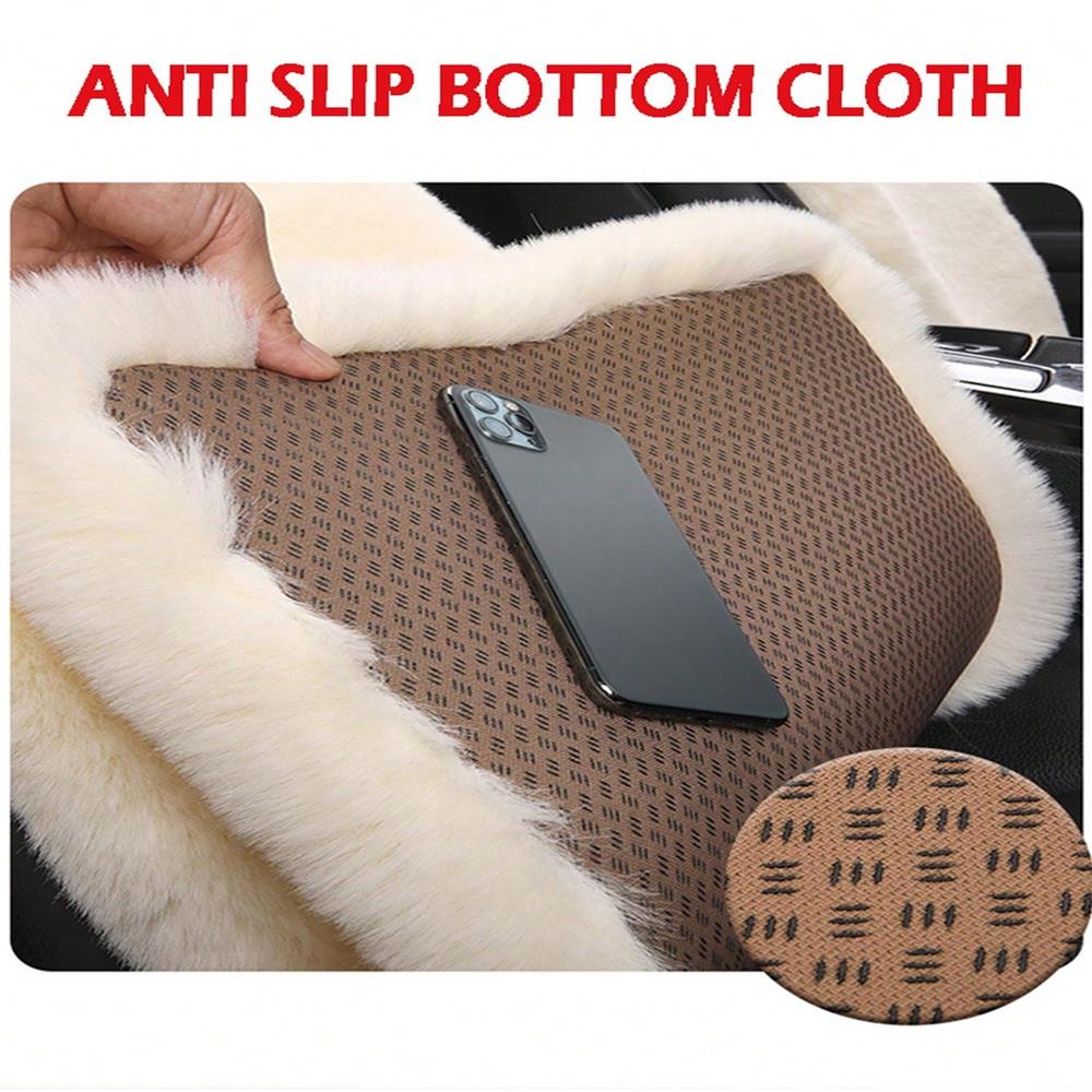 Cojín de funda de asiento de felpa para Chevrolet Citroen Infiniti HAVAL Peugeot, Protector de asiento de felpa cálido para invierno, accesorios interiores