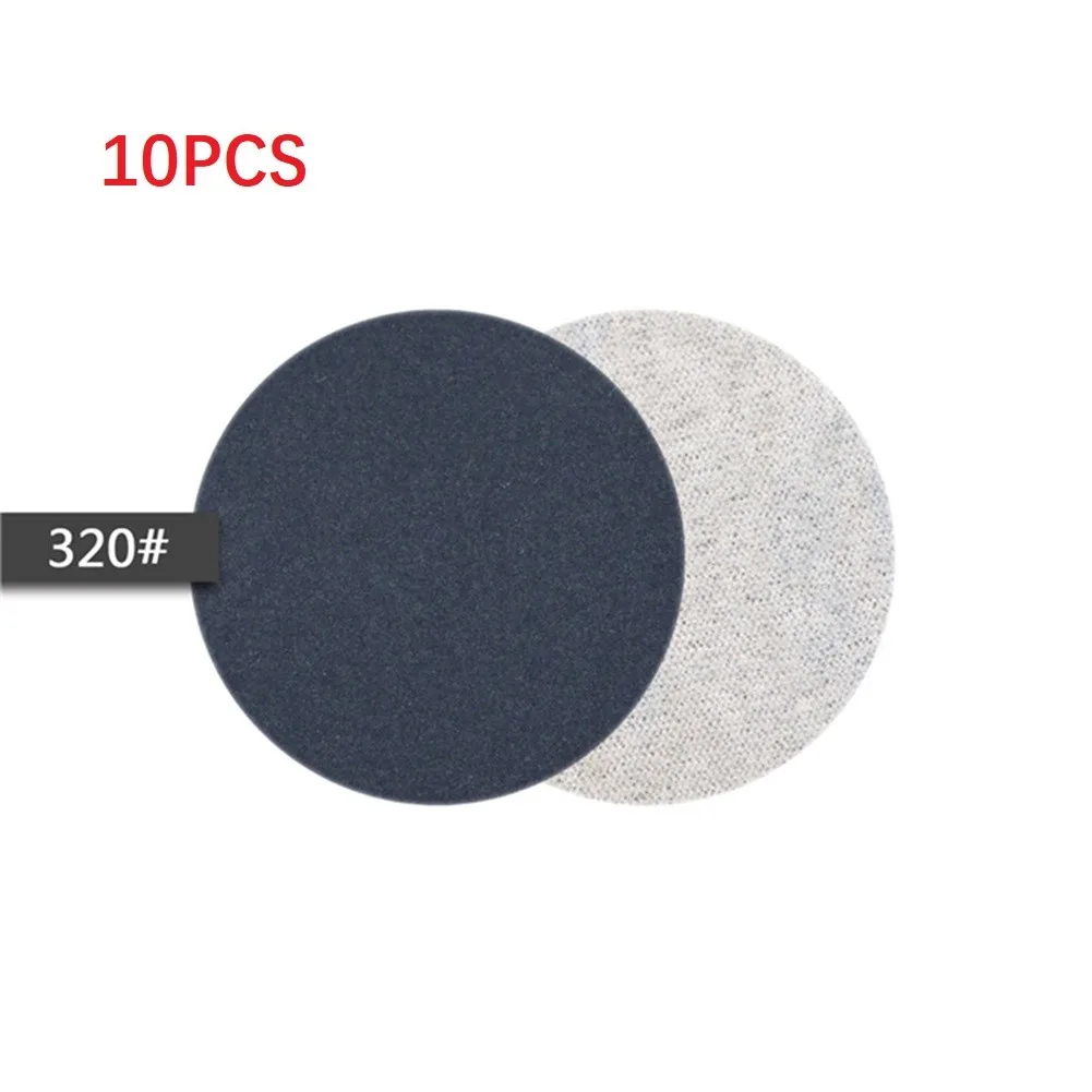 Papel de lija de agua/seca, disco de lijado de gancho y bucle de 3 pulgadas y 75mm, herramientas abrasivas de papel de arena de grano 240-10000, 10 Uds.: Oro