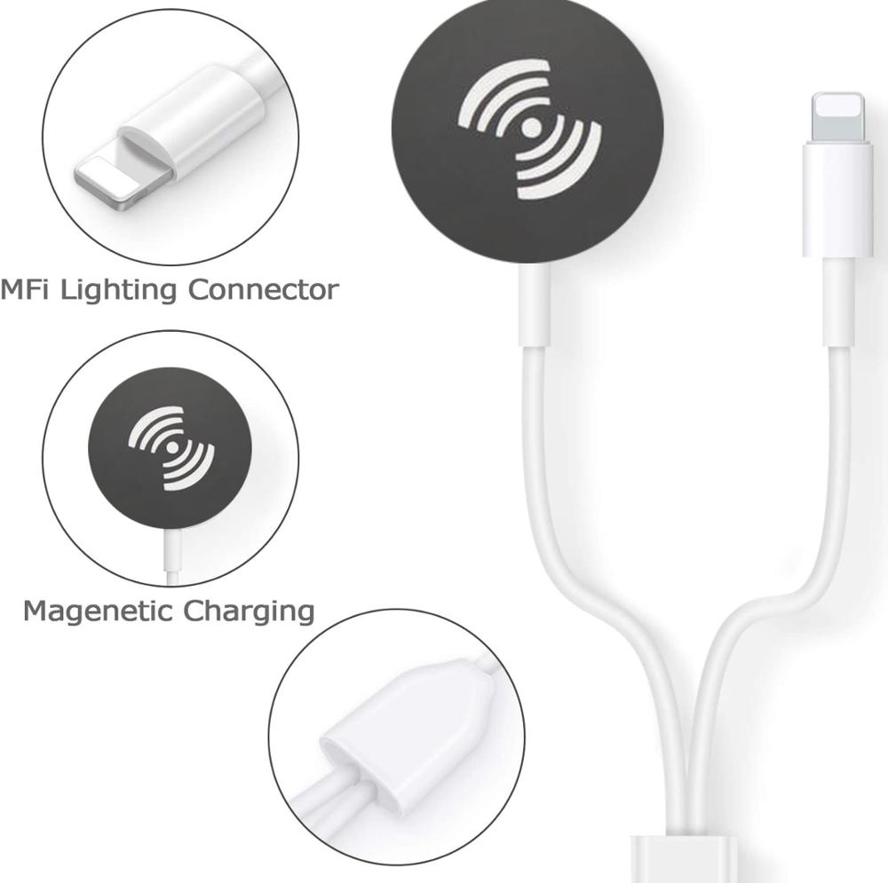 Kabel Voor Apple Horloge Charger 3 In 1 Usb Qi Draadloze Opladen Station Voor Iphone 11 Pro Max Plus 10 9 8 7 6/Iwatch 6 5 4 3 Se