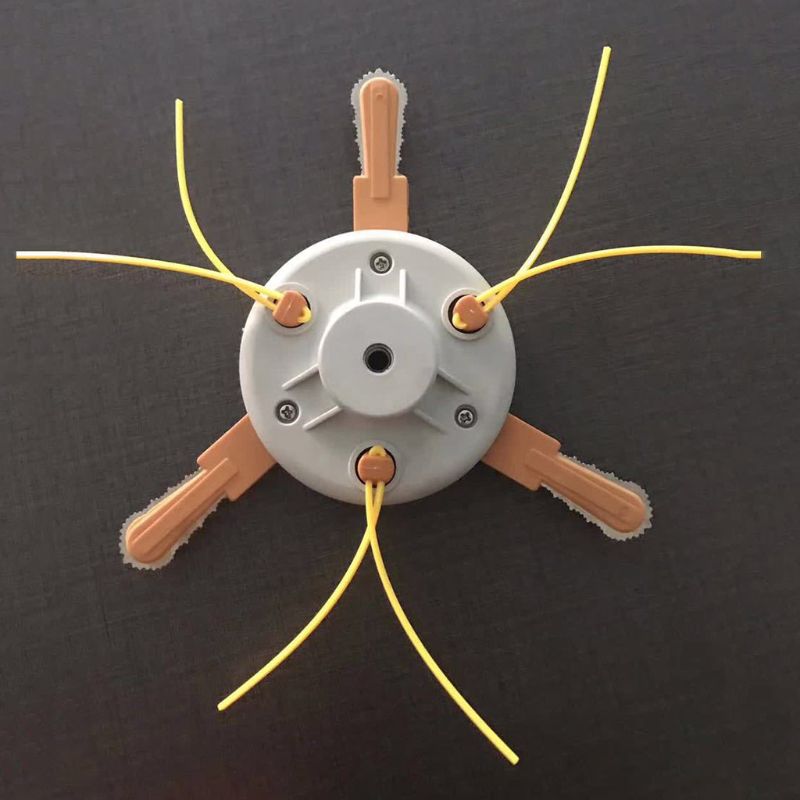 Tondeuse à gazon double usage Nylon foin tondeuse lame tête Kit désherbeur travail jardin pelouse accessoires outil 63HF