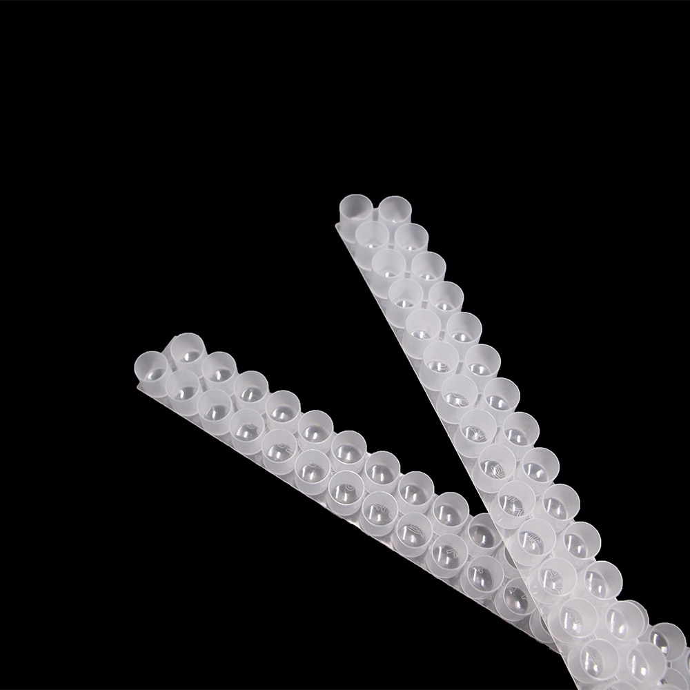 15PCS Beekeeping Royal Jelly Strip Double Rows Hole Holes Bee Milk Pulp Collect Container Plastic Bees Tools Equipment Supplies