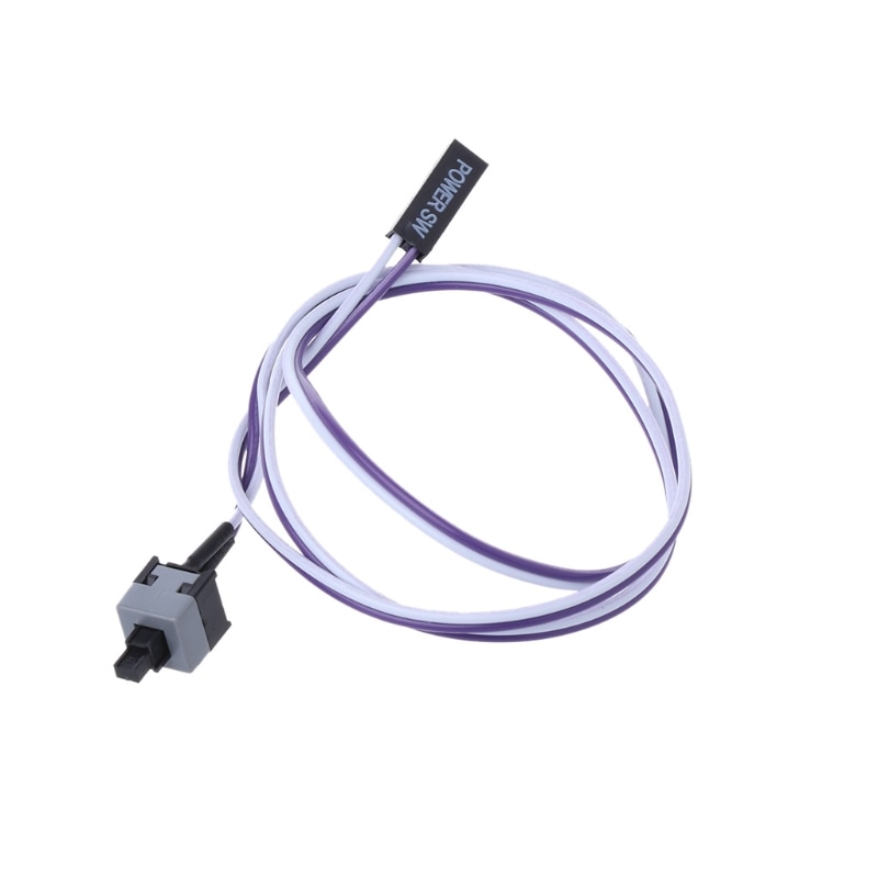 Los pc computer desktop atx power on supply reset kabel ledning kontakt stik