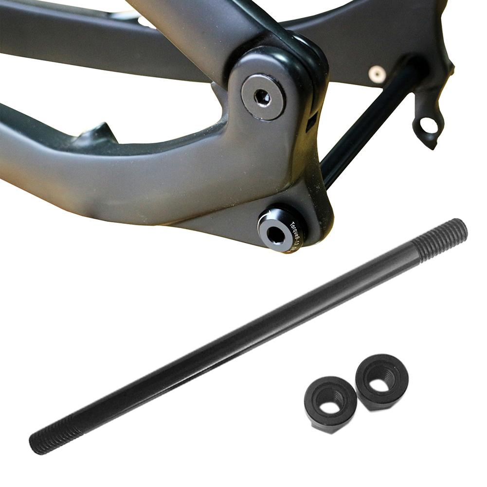 7075 aluminiumslegering letvægts mountainbike cykel aksel 135 x 10mm med møtrikker letvægts mountainbike cykel letvægt mo