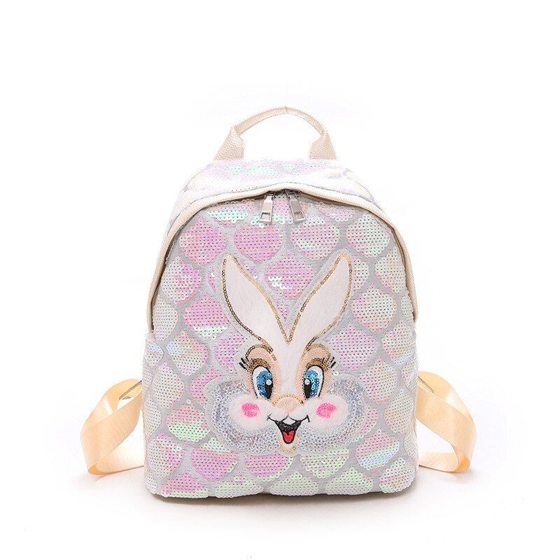 Jzyzqbx Eenhoorn Patroon Schooltas Snoep Kleur Pailletten Rugzak Kinderen Plecak School Rugzak Voor Meisjes Kid 'S Boek Tas: 4 school bag