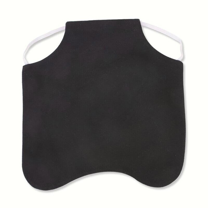 Gilet pour animaux de compagnie casque de poulet vêtements volaille poule réglable selle tablier plume porte-Protection pour poulet et canard: Black 22x24CM