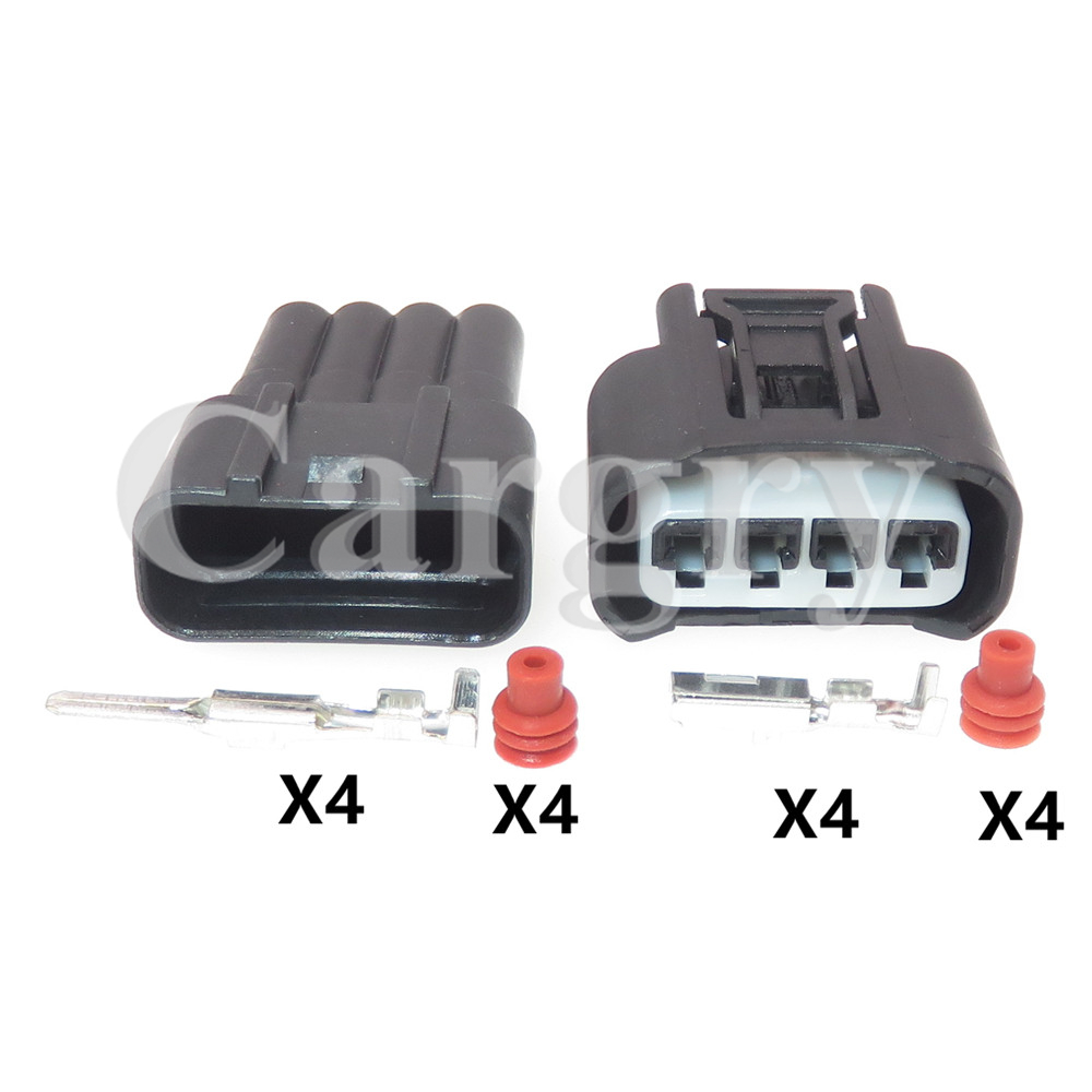 Bobina de encendido para automóvil, 1 Juego de 4P, enchufe de cable eléctrico 7283-7449-30, carcasa de plástico para coche, conector impermeable para Toyota