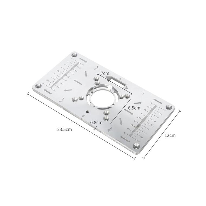 Table de fraisage pour routeur, Machine de découpe, ciseleur établi de travail, planche rabattable, Table de routeur en aluminium, plaque d&#39;insertion