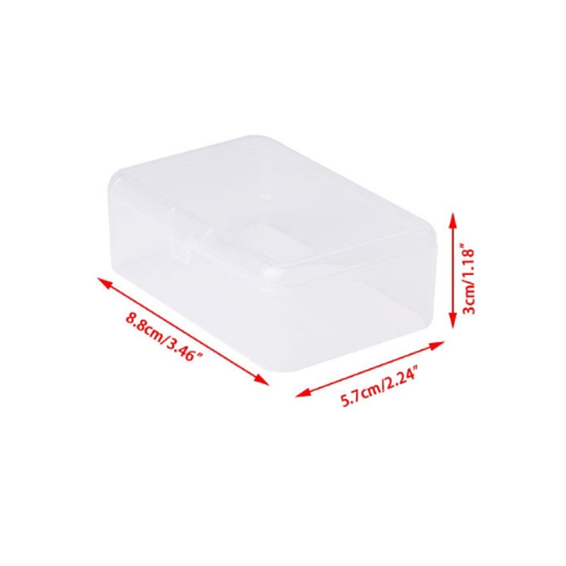Transparent plastic box Storage Collections Product packaging box dressing case Case G03: 4