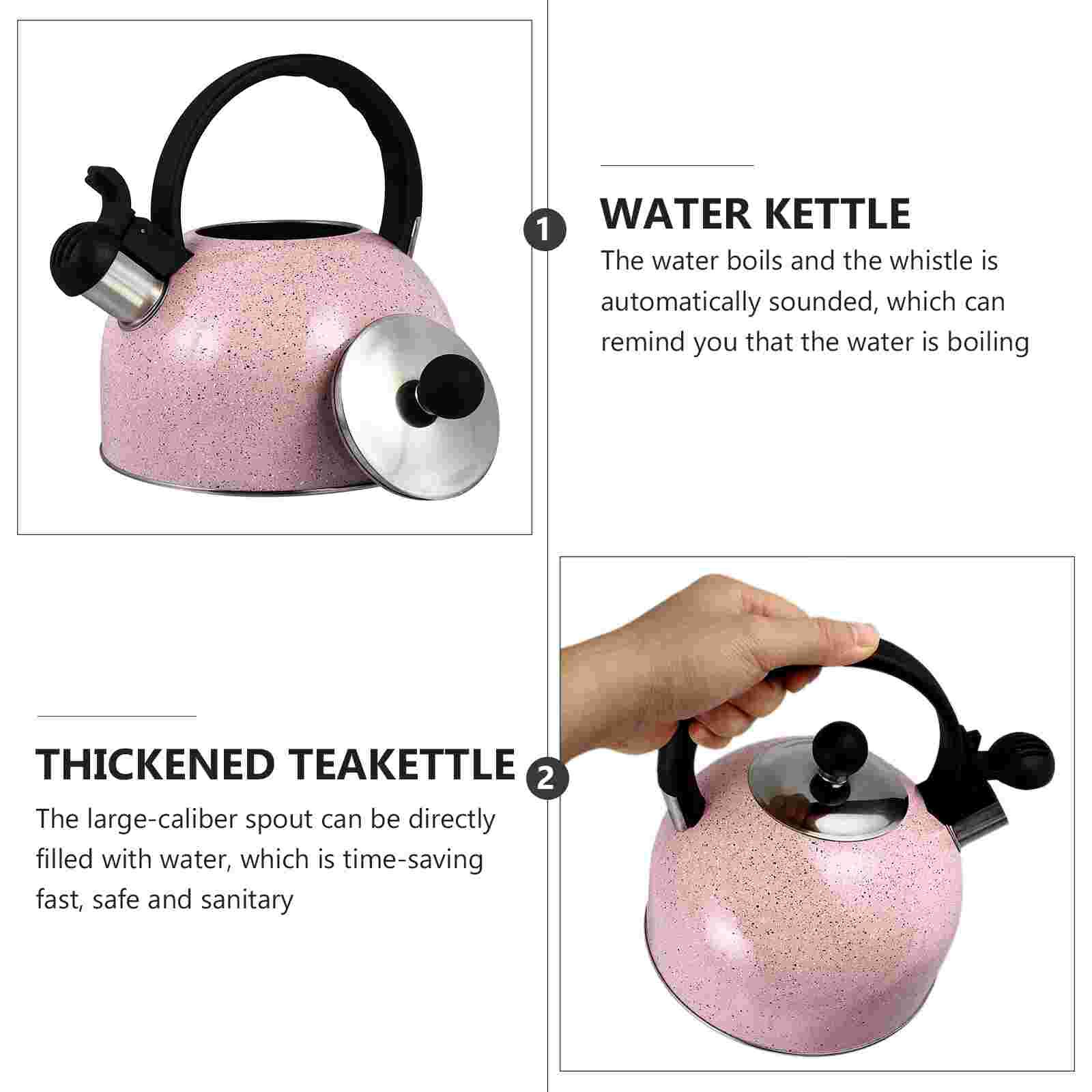 1pc Whistling Tea Kettle Whistle Pot Practical Sounding Kettle Kitchen Gadget )