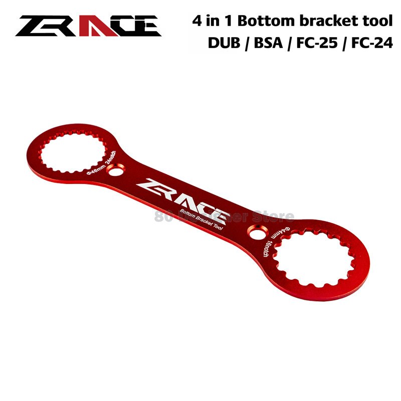 ZRACE-Llave de pedalier 4 en 1, herramienta compatible con SRAM DUB, SHIMANO BSA / FC-25 / FC-24, CNC AL7075, utensilios DUB-BSA