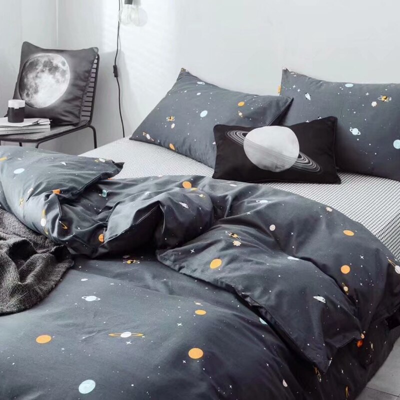 Cotton Bed Sheet Fabric Dark Gray Bedding Fabric 100% Cotton hometextile Fabric