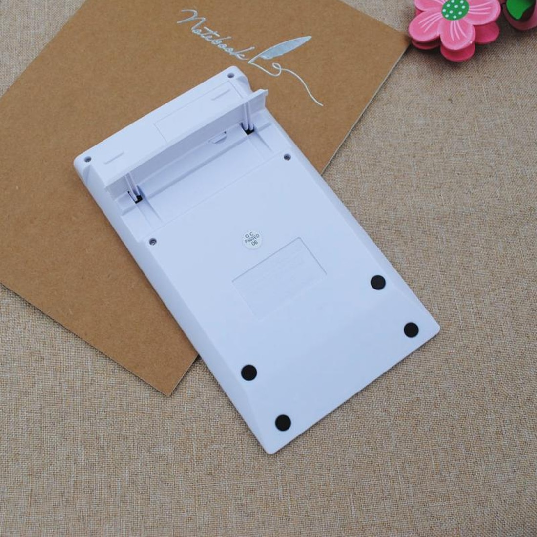 Noyokere Slanke Draagbare Mini 12 Digitale Rekenmachine Zonne-energie Kristal Toetsenbord Dual Voeding