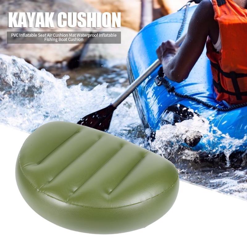 Draagbare Pvc Groen Kajak Opblaasbare Zitkussen Outdoor Water Sport Tool Duurzaam Opblaasbare Boten Voor Man Vrouwen