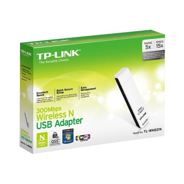 TP-LINK TL-WN821N Adapter Usb 2.0 300N Mimo