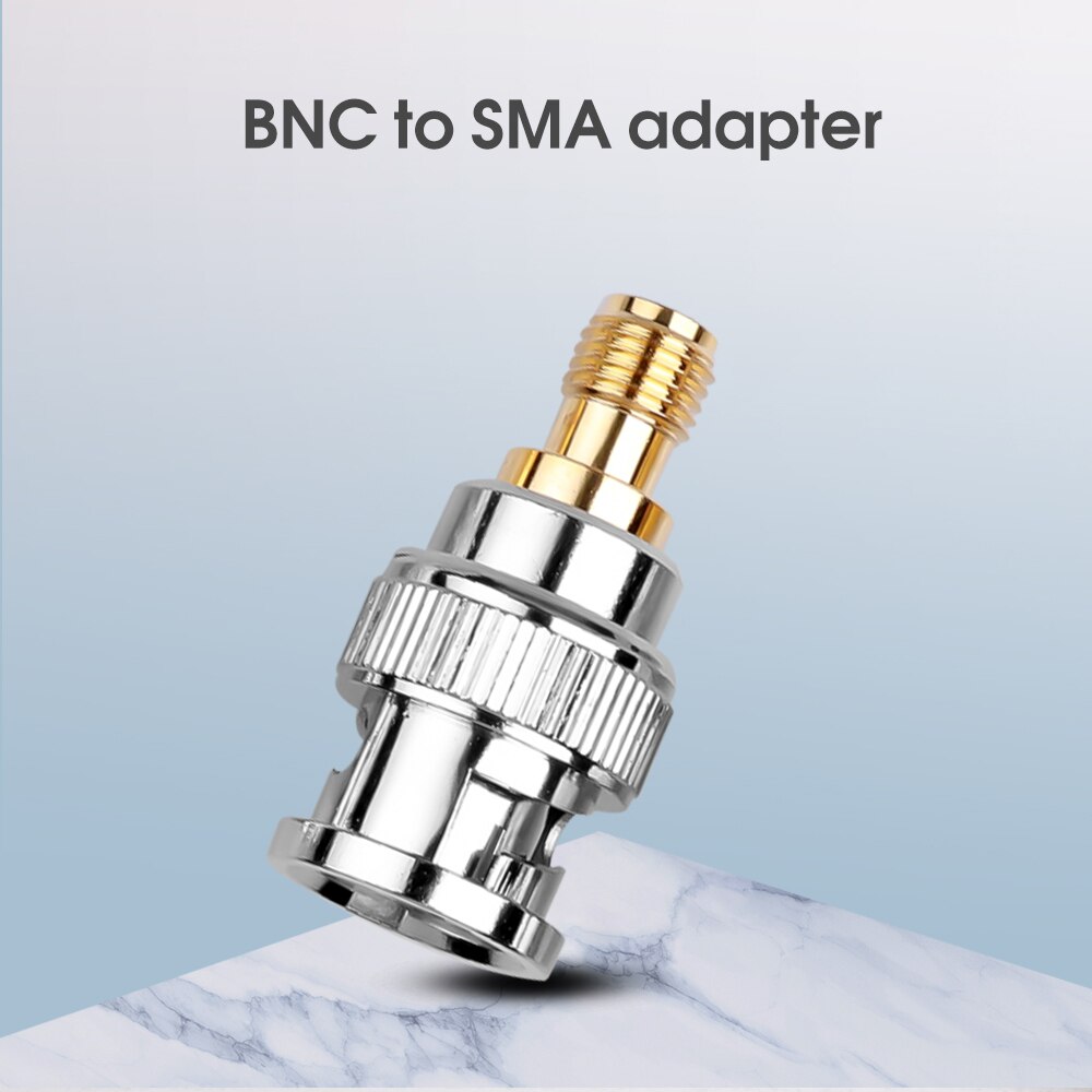 4pcs/lot BNC to SMA Connetors M/F Radio Antenna Connector Adapter RF Coax Converter M/F Radio Antenna Adapters Kit Coaxial