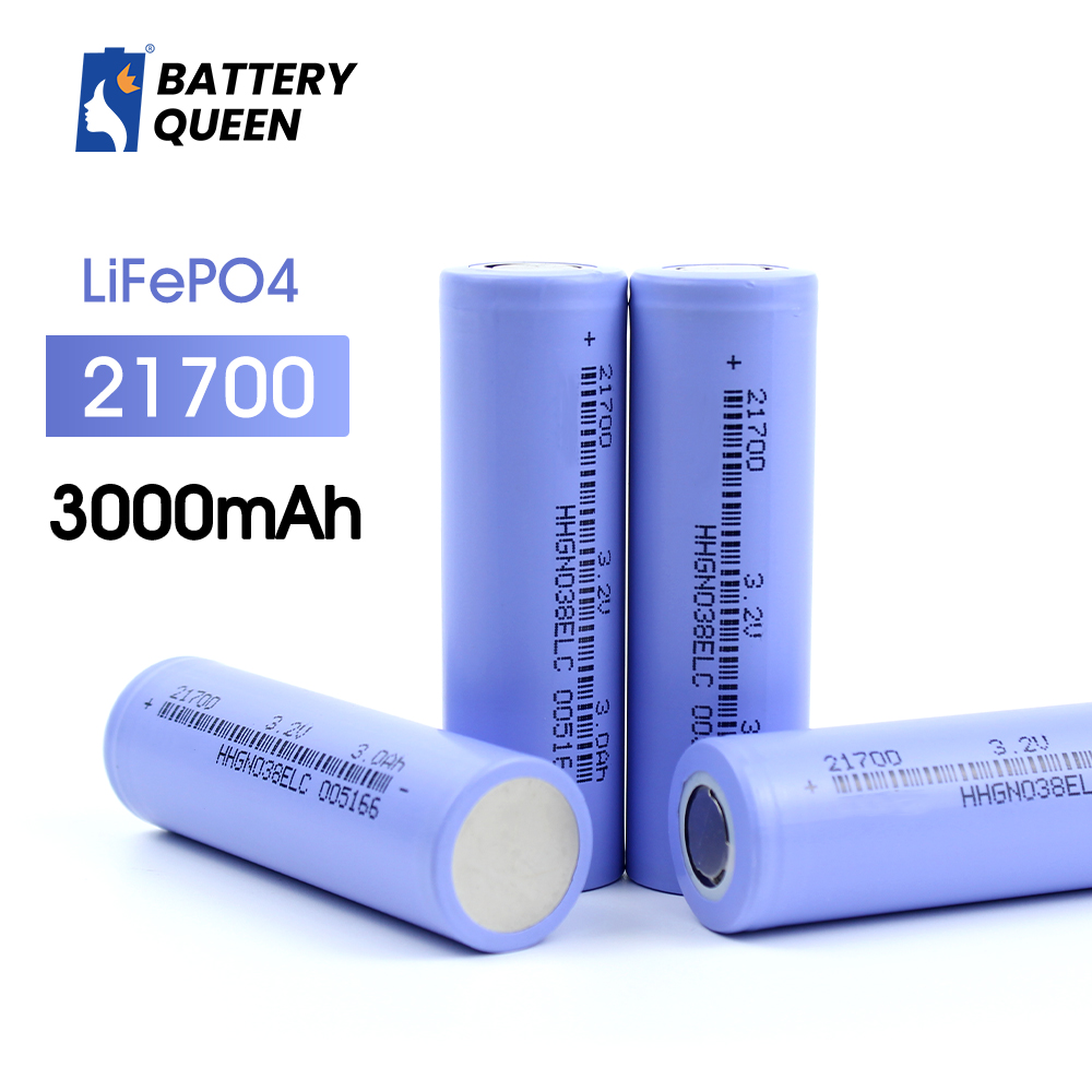Lifepo4 Rechargeable Battery Pack Lifepo4 3000mAh 21700 Batteries 3.2V 3000 Cycles For Headlamp Flashlight