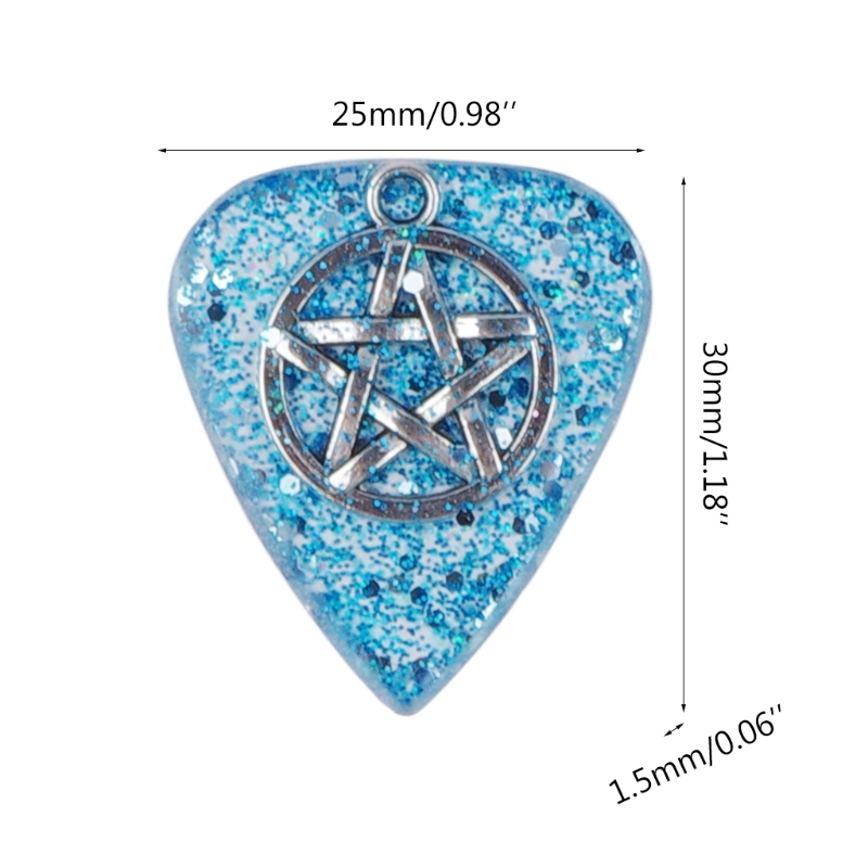 M5TC – collier de médiator de guitare, hommes et femmes, guitariste de musiciens pour mari et petit ami, en résine, pendentif de guitare, de bijoux