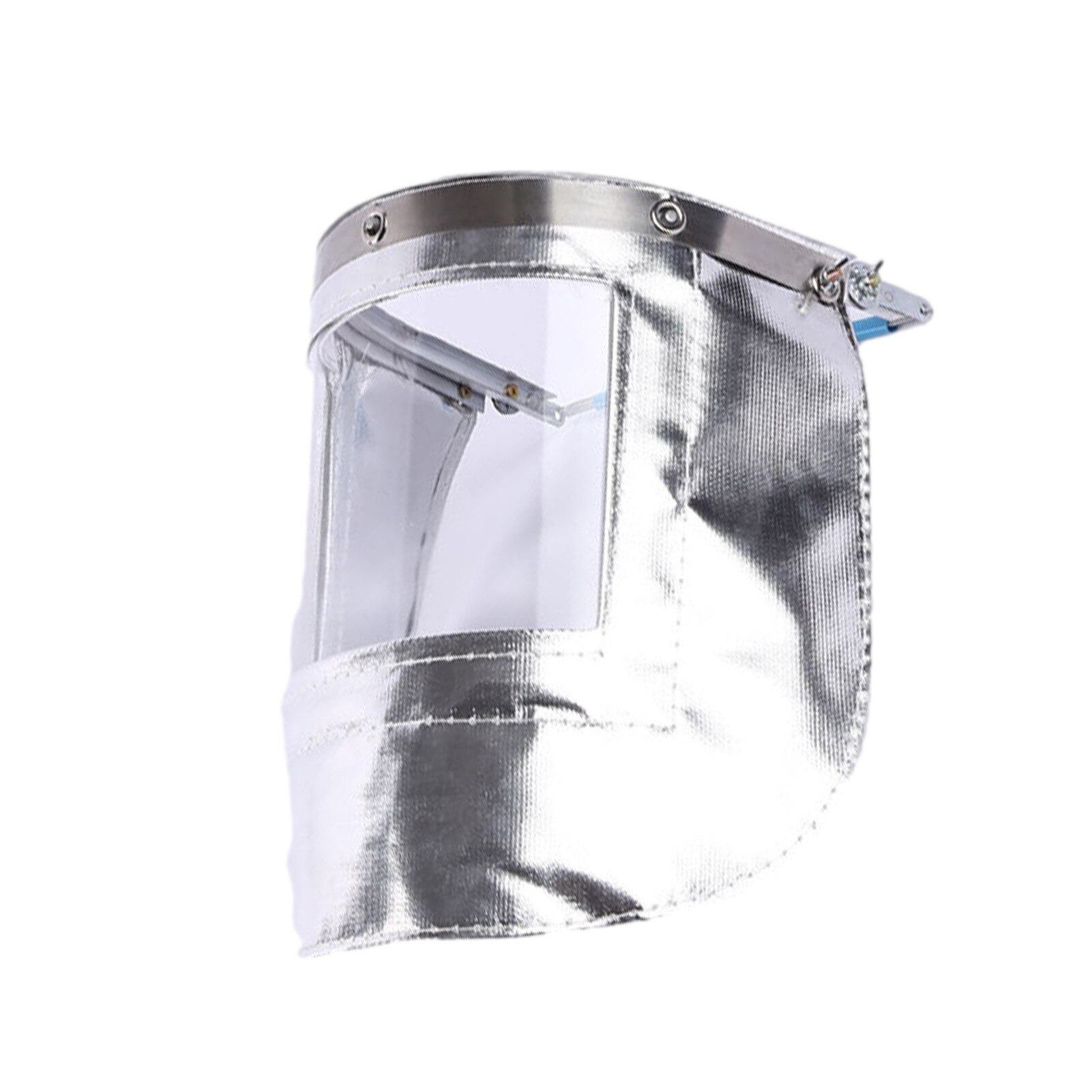 Welding Hood Protective Headwear Industrial Smelting Metallurgy Fireproof Aluminum Foil Welding Face Shield Cooking Shield: Transparent