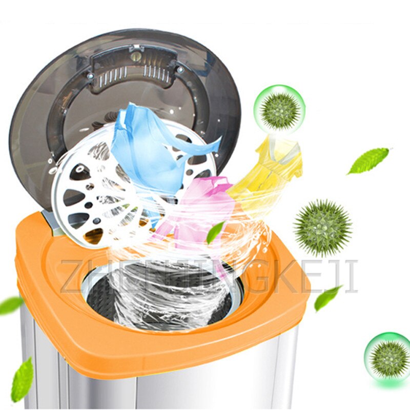 9KG Dörr Edelstahl Einzigen Trockner Hohe Kapazität Spin Eimer Waschmaschine Kleidung Waschen Werkzeuge Reinigung Geräte