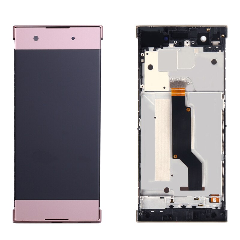 5.0 "grau aaa módulo de exibição para sony xperia xa1 lcd tela toque digitador assembléia com quadro ferramentas gratuitas