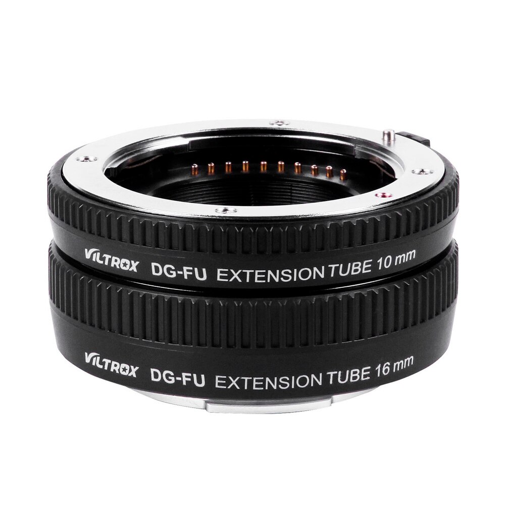 Viltrox DG-FU Auto Focus AF Extension Tube Ring 10mm 16mm Set Metal Mount for Fujifilm X Mount Macro Lens