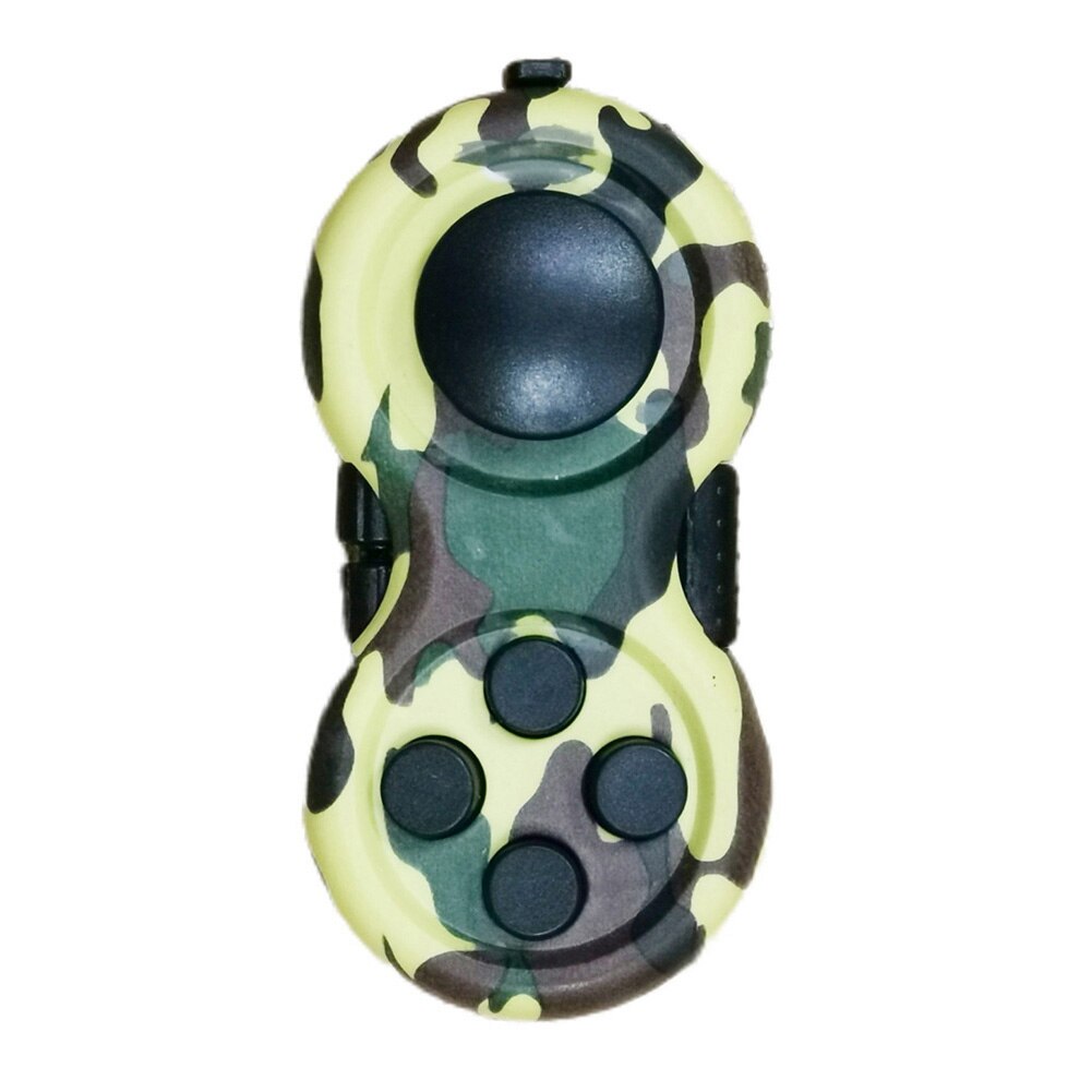 Metal Roller Desktop Toy Flip Fidget Stick Spinner Hand Tumbling Stress Relief Novelty Toy Anti Stress: J