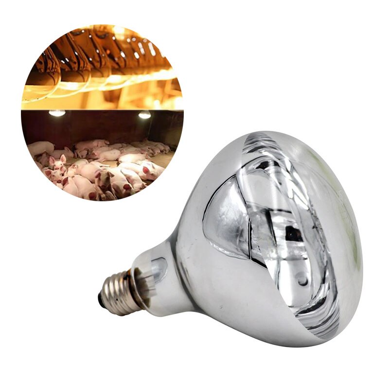 1 stk kæledyr opvarmning pære avl dyr varmelampe til terrarium krybdyr firben kylling gris isolering lampe kæledyr brooder