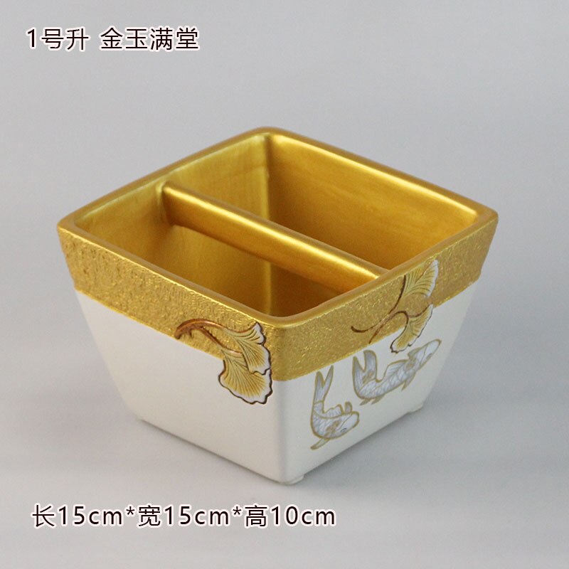 Caja de cerámica nórdica para guardar llaves, para sala de estar, restaurante, Control remoto, objetos pequeños, contenedor de almacenamiento multifuncional, decoración: J-L