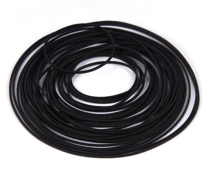 Ceinture mixte carrée et plate pour enregistreur de vidéos, lecteur optique DVD, baladeur, répéteur: 110-135-2mm 20pcs