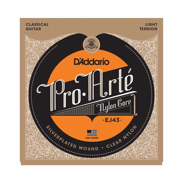 Jeu de cordes de guitare classique en Nylon, Daddario Pro Arte, Tension normale/dure EJ43 EJ44 EJ45 EJ46 EJ49 EJ59