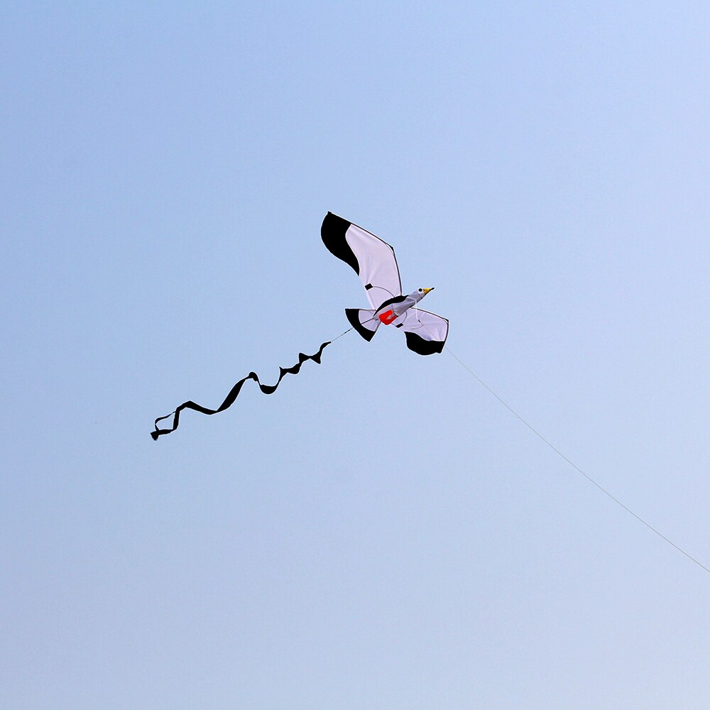 3D Enkele Lijn Seagull Vliegers Sport Strand Met Kite Handvat En String Makkelijk Te Vliegen