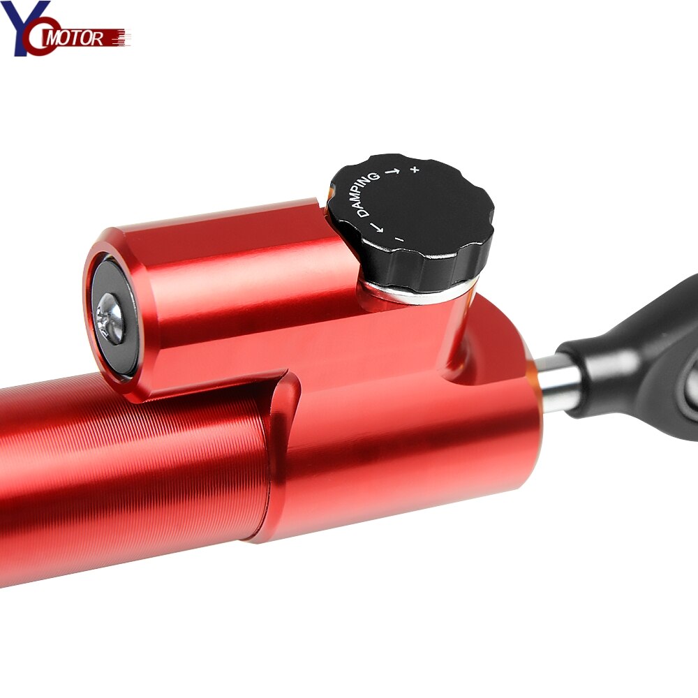 Motorsykkel cnc styrestabilisator demper støtdemper stabil styring til ducati hypermotard 796 821 939 950 1100