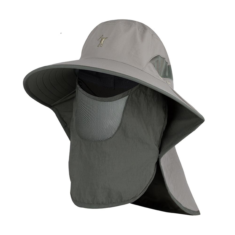 Vissen Zon Proof Waterdichte Hoed Cap Mannelijke Mannen Uv-bescherming Schaduw Visser Hoeden Super Dunne Sneldrogend Caps Voor Outdoor reizen: B