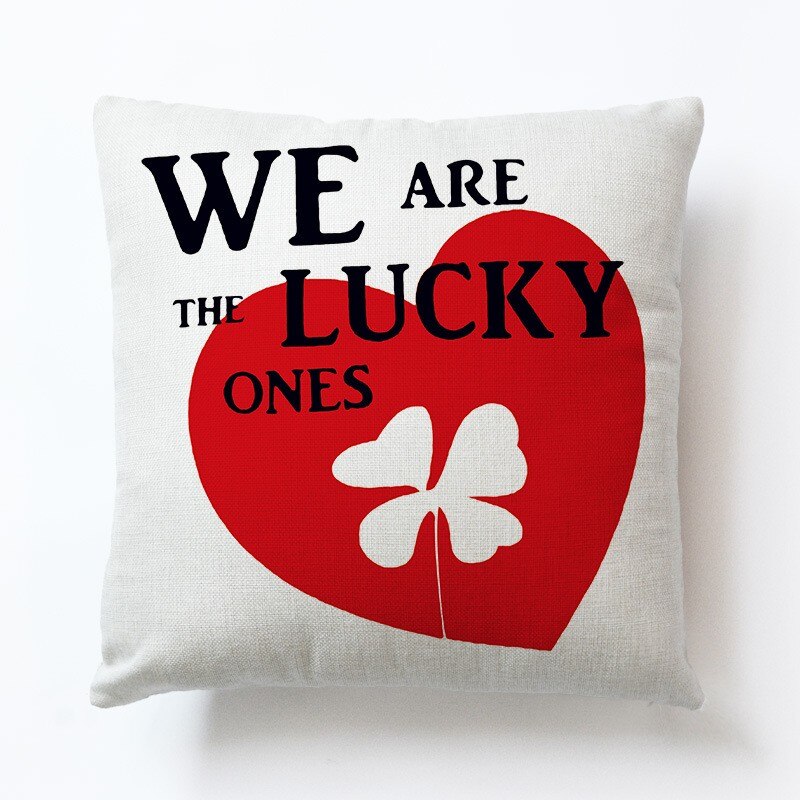 Liefde Paar Novel Kussenhoes Sofa Kussenslopen Woonkamer Decoratie 1Pcs 45X45Cm Dutje Pillowsham Voor Kinderen: D10