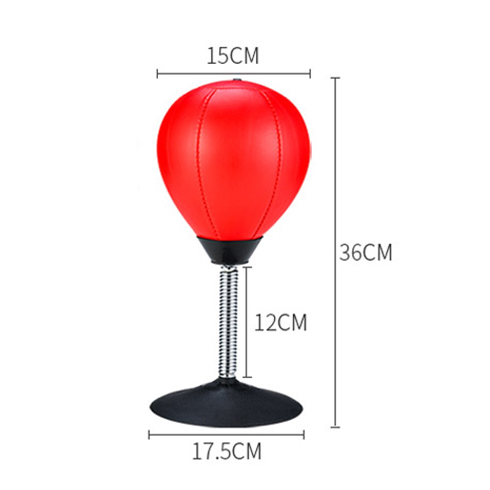 Desktop Punching Balls Bag Inflatable Desktop Boxing Bag with Stand Stress Relief Ball for Office Punching decompression toy