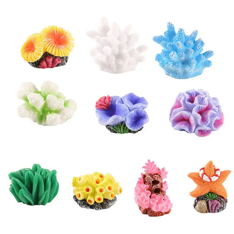 Klein koraal aquarium decor Tiny Sea Coral kunstmatig decor aquarium decor voor aquarium aquarium dierenterrarium en familie