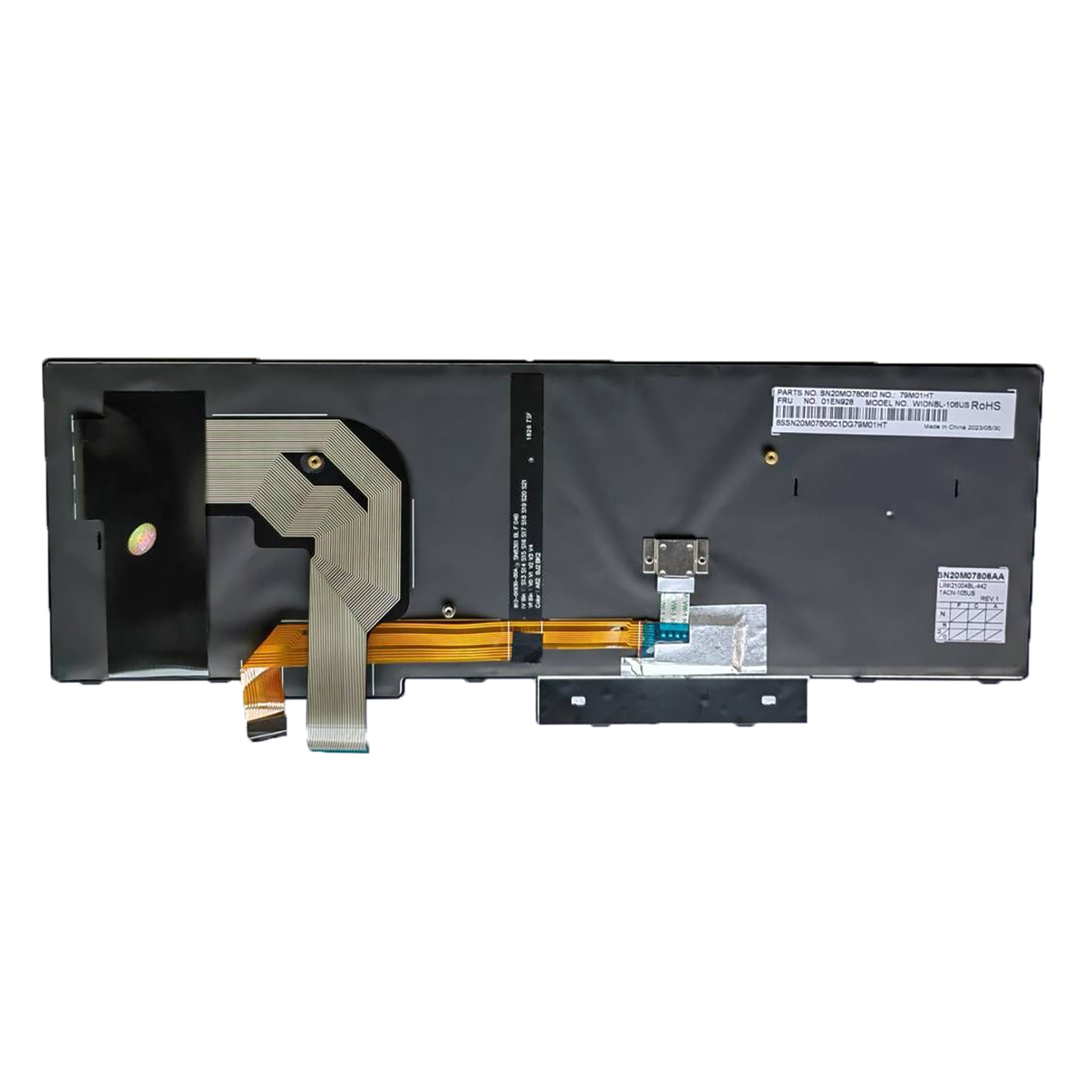 Tastiera sostitutiva per laptop con layout americano per Lenovo ThinkPad T570 T580 P51s P52s
