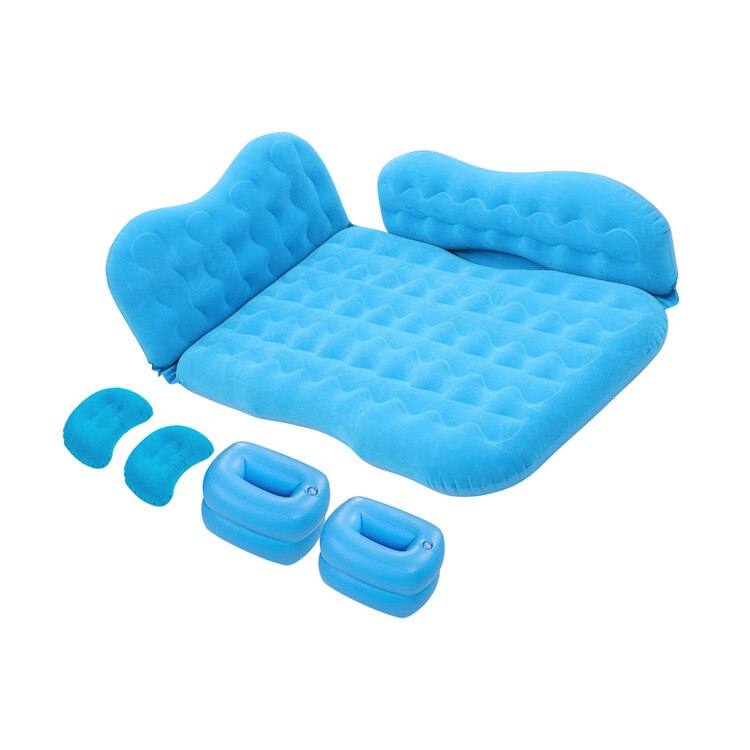 Cama inflable para coche, colchón para coche, SUV, maletero, colchón hinchable para coche directo de fábrica: Azul