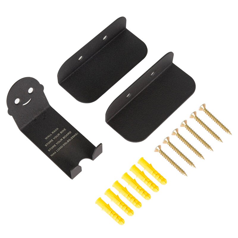 Rrskit Bike Wall Mount Rack Road MTB Bicycle Pedal Wall Mount Space Saving Bike Stands Display Garage Holder Cycling Accessories: Steel 1 Set