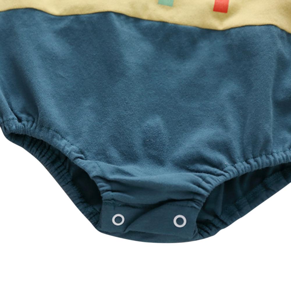 Spring Summer Baby Boys Girls Short Sleeve Cotton Letter Prints Bodysuits